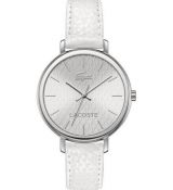 LACOSTE Mod. NICE S/S CASE LEATHER STRAP 42mm 3atm