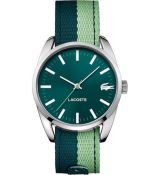 LACOSTE Mod. MALAGA S/S CASE DUBLE FACE STRAP 36mm 3atm