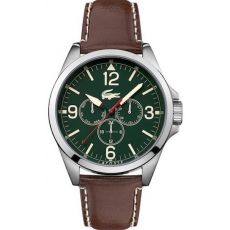 LACOSTE Mod. MONTREAL  S/S LEATHER STRAP44mm 5atm